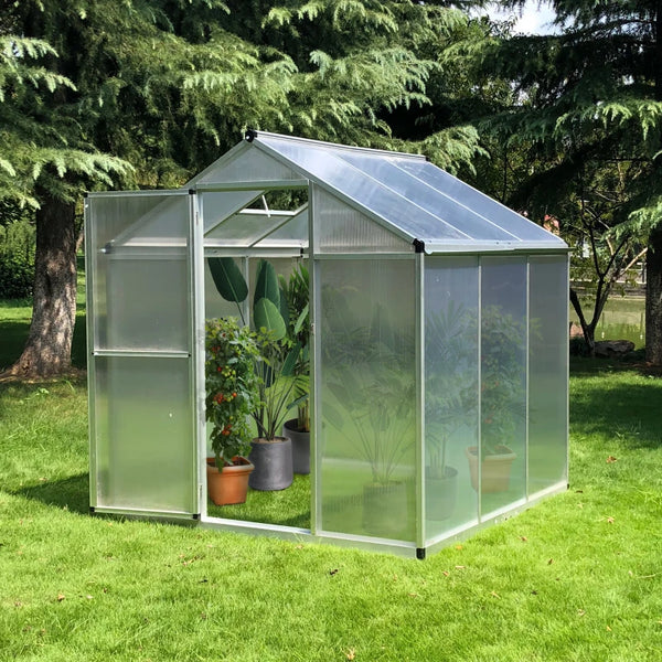 Serre de jardin avec panneaux en polycarbonate