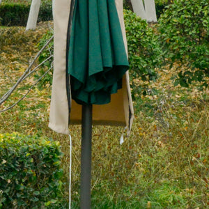 Housse de parasol avec fermeture éclair, beige