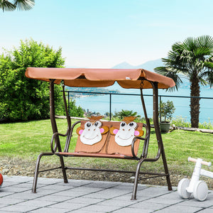 Balancelle 2 places pour enfants motif singe