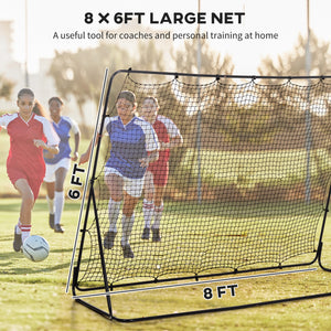 Filet de rebond de soccer avec 5 angles réglables