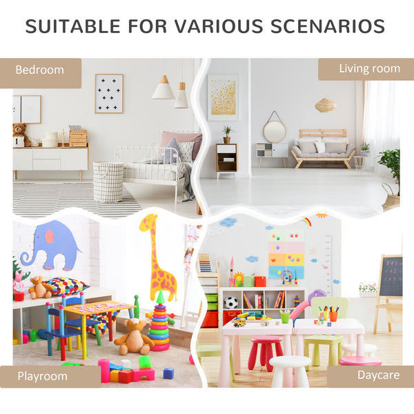 Bibliothèque multi-étagères avec tiroir de rangement, marron