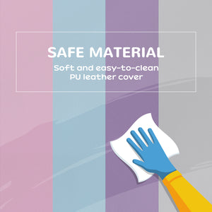 Lot de 7 blocs d'escalade en mousse souple modulaires pour enfants, rose/mauve