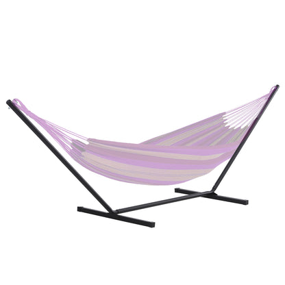 Extra Long Hammock Stand 11.8ft Long Heavy Duty Metal Frame Easy Setup Black
