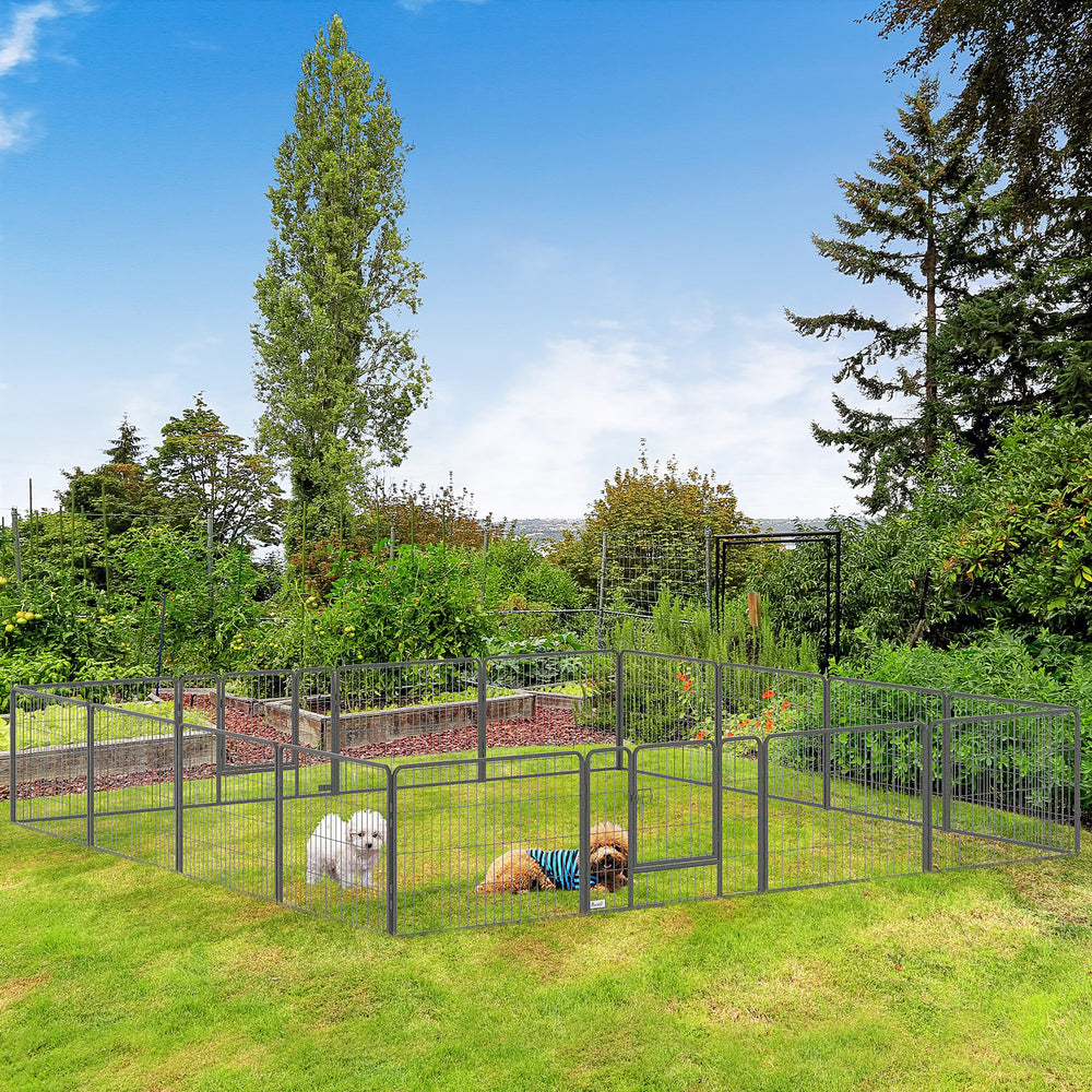 Robust 16-Panel Dog Pen
