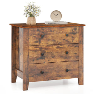 Commode à 3 tiroirs avec table de chevet