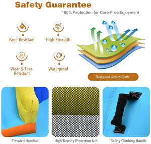 Toboggans aquatiques gonflables 6 en 1 avec souffleur pour enfants
