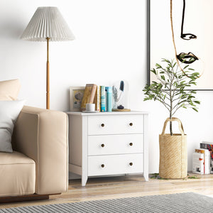 Commode à 3 tiroirs avec table de chevet