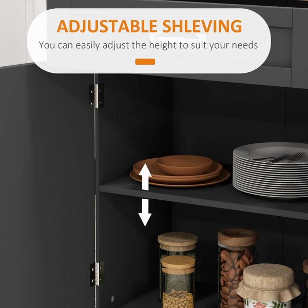 Îlot de cuisine pliable avec tiroir de rangement, chariot utilitaire à roulettes de style campagnard avec plateau en bois à abattant, noir