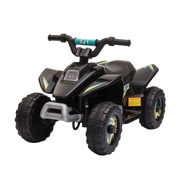 6V battery mountain bike, black