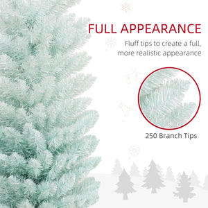 Sapin de Noël artificiel dégradé bleu de 5 pieds