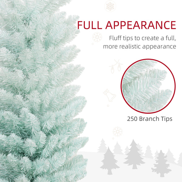 Sapin de Noël artificiel dégradé bleu de 5 pieds