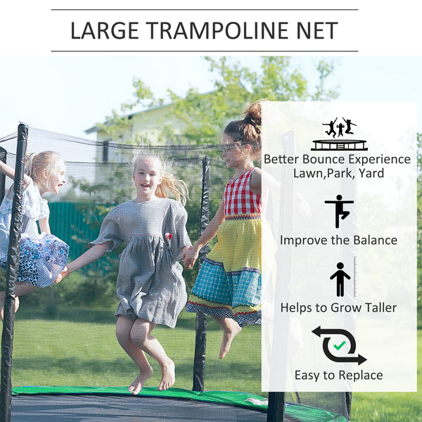 Filet de sécurité de remplacement pour trampoline 12 pieds