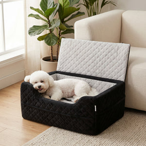 Siège d’auto rembourré pour chien et chat jusqu’à 22 lb