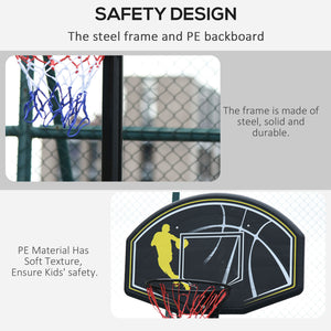 Panier de basket-ball portable réglable de 6,5 à 10 pieds