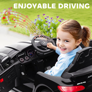 Mercedes-Benz AMG GTR 12V sous licence avec télécommande, noir