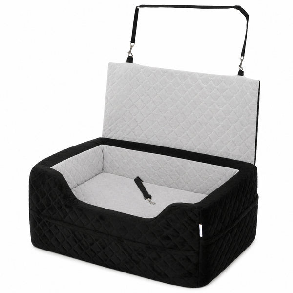 Siège d’auto rembourré pour chien et chat jusqu’à 22 lb