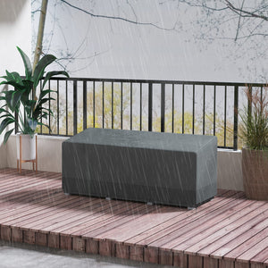Patio Furniture Covers Waterproof for 3 Seater Sofa, 600D Heavy Duty Oxford Outdoor Patio Cover, 75" x 28.3" x 29.9", Grey