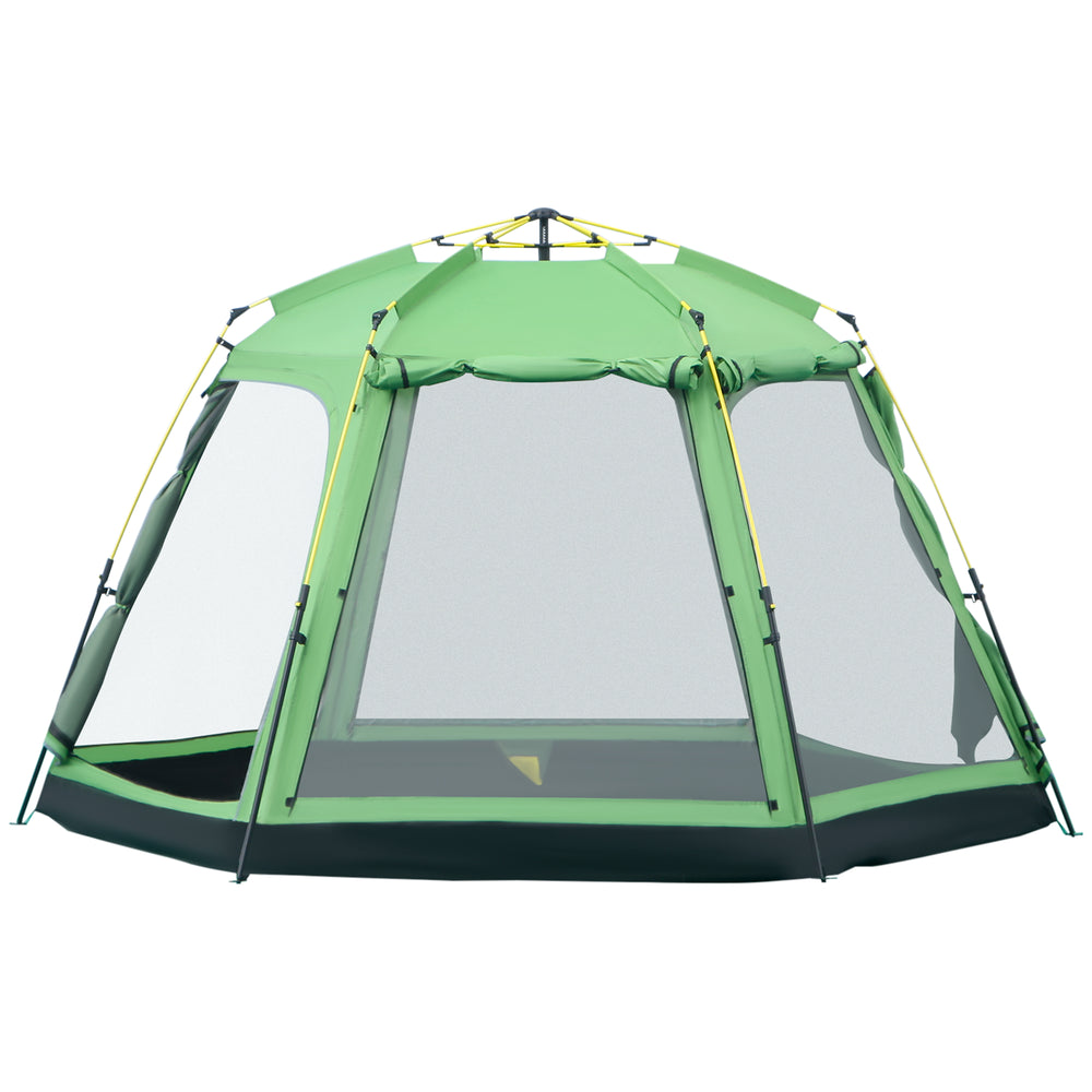 Tente de camping automatique instantanée, verte