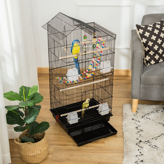 Cage à oiseaux pour perruches, calopsittes, conures et petits oiseaux