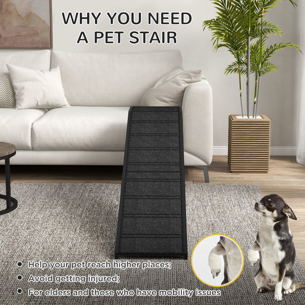 Pet ramp, black