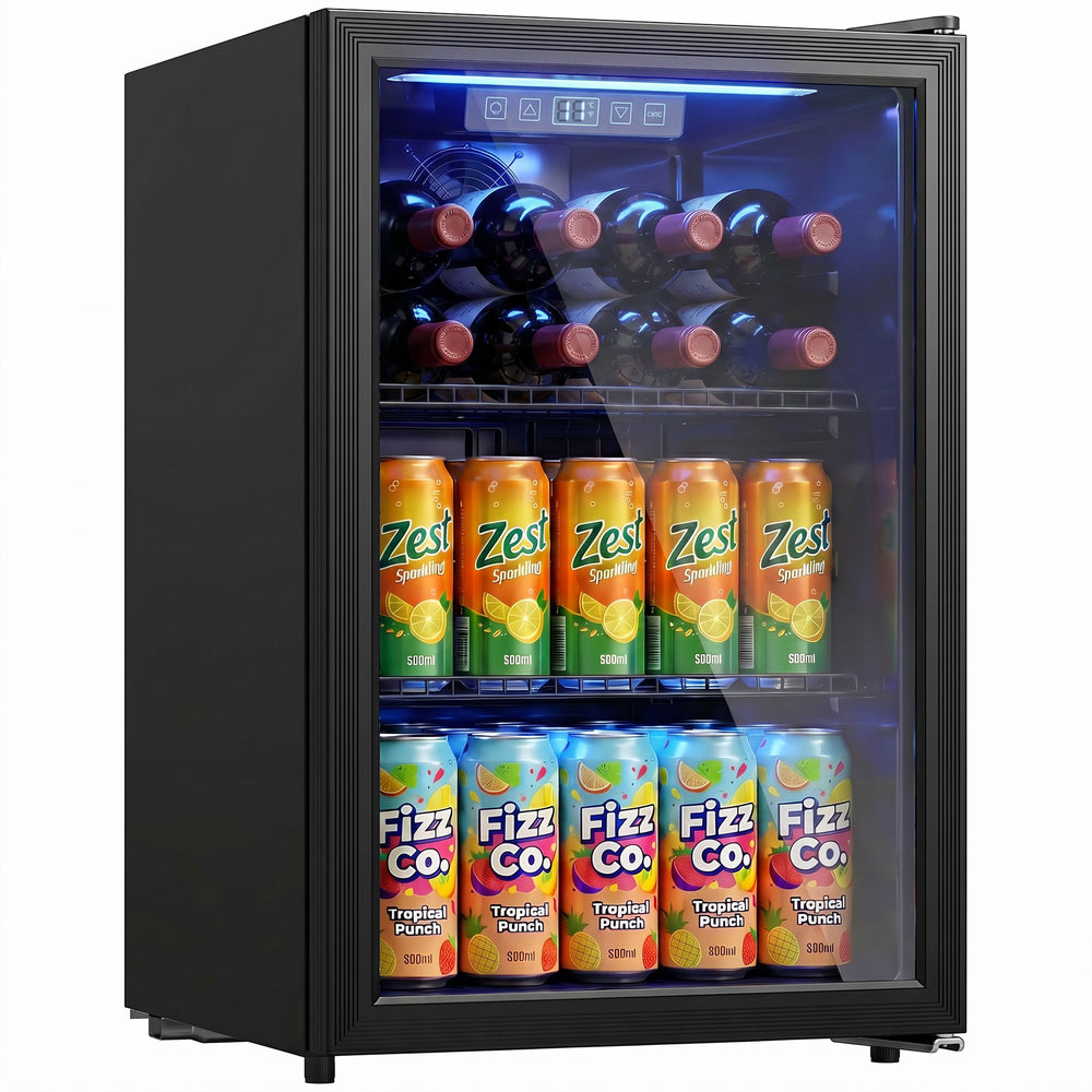 Réfrigérateur à boissons 68 L, 70 canettes, noir