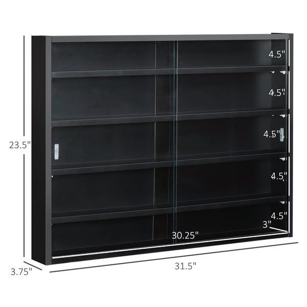 5-tier glass display case for your collectible figurines