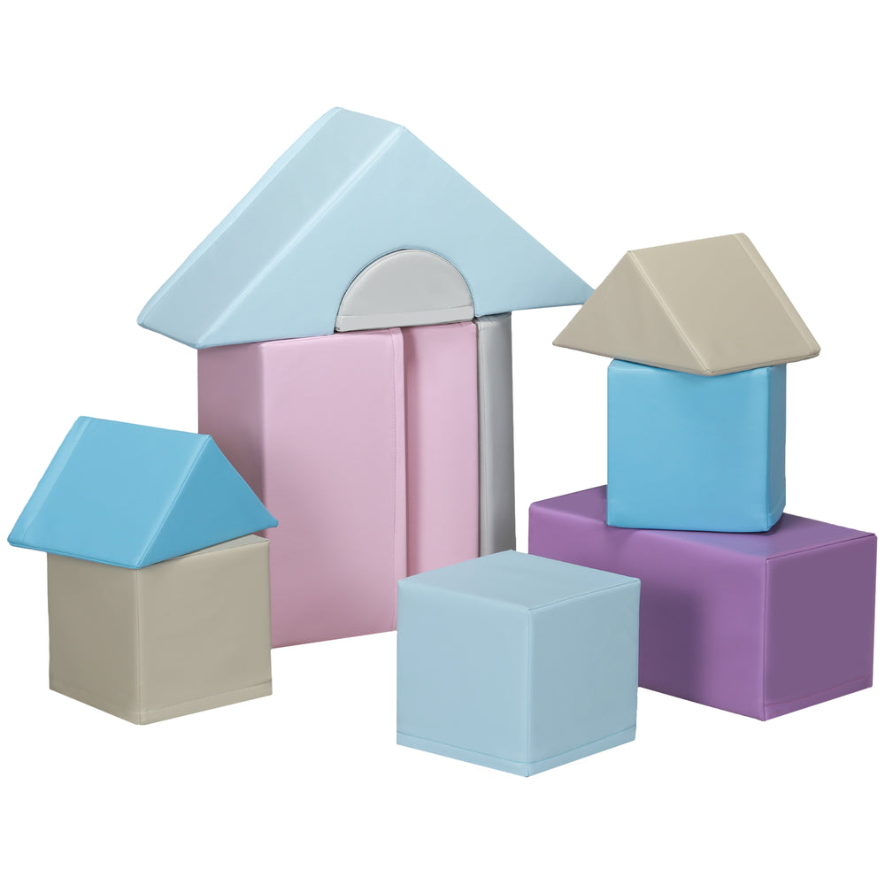 Lot de 11 blocs de jeu souples pour enfants en mousse