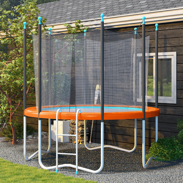 Soozier 12ft Trampoline Replacement Pad Trampoline Spring Cover EPE Foam Light Orange