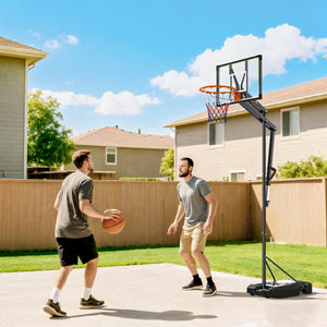 Panier de basket réglable de 1,25 à 2,60 m avec panneau incassable