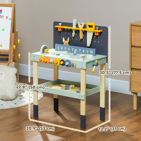 49-Piece Kids Workbench Play Set