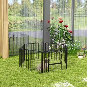 6-panel steel playpen