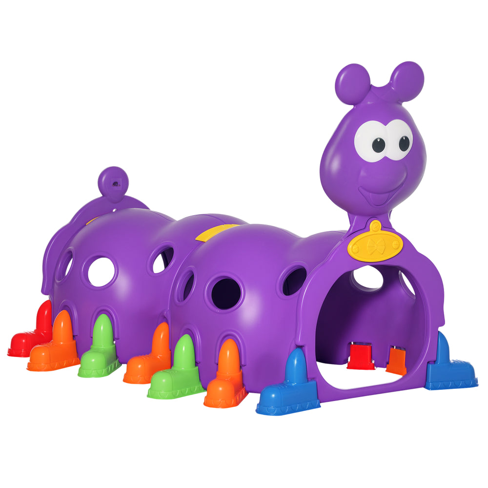 Tunnel Lion pour enfants de 3 à 6 ans, violet