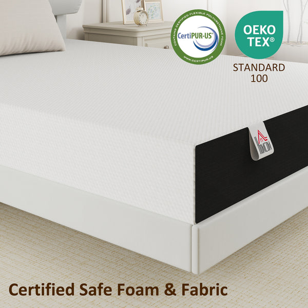 Full Mattress 8 Inch Memory Foam Mattress in a Box, Pressure Relief & Lumbar Support, CertiPUR-US Certified, Medium Firm