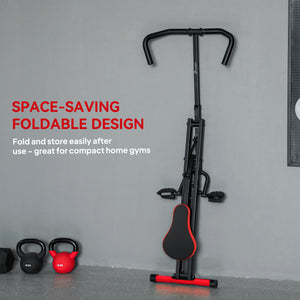Machine à squat pliable pour entraînement complet avec siège ajustable