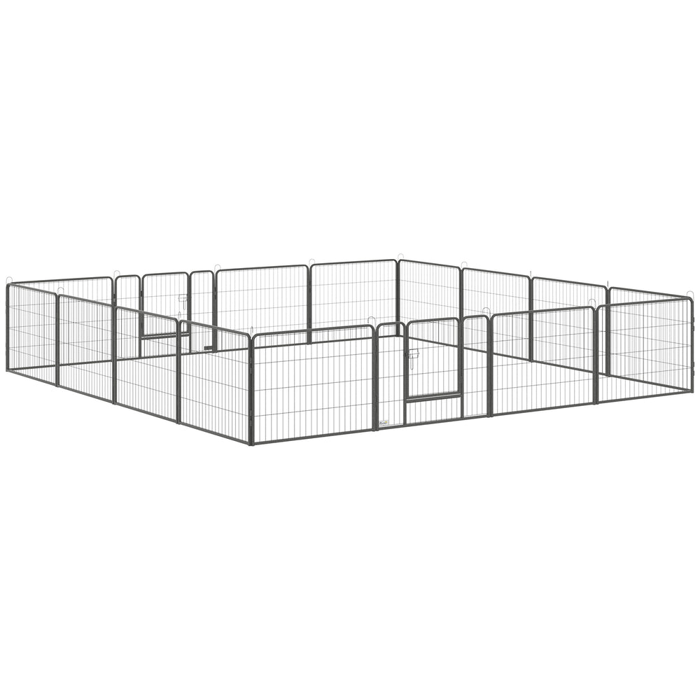 Robust 16-Panel Dog Pen