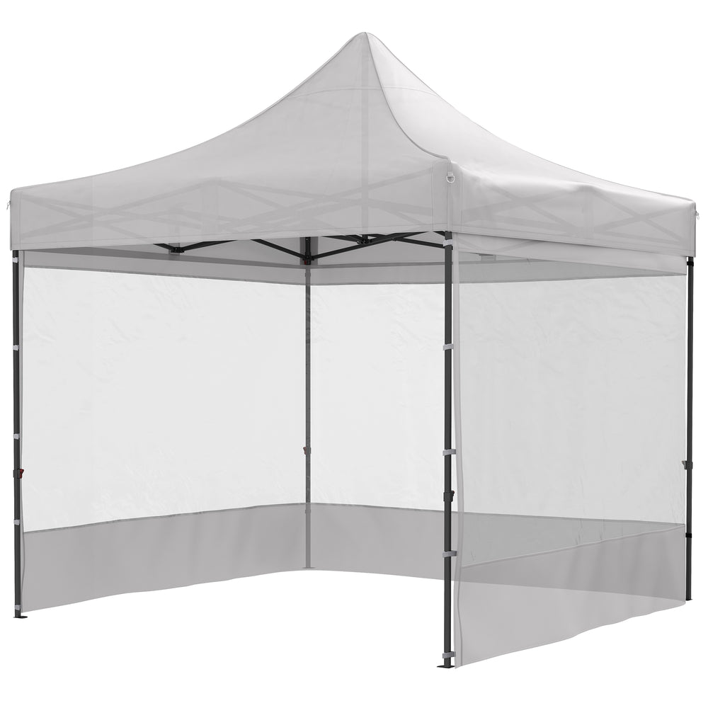 Gazebo pliable 10 x 10 avec sac de transport à roulettes et parois latérales