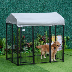 Chenil avec housse imperméable et résistante aux UV