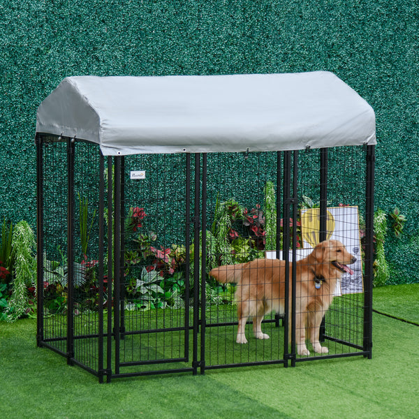 Chenil avec housse imperméable et résistante aux UV