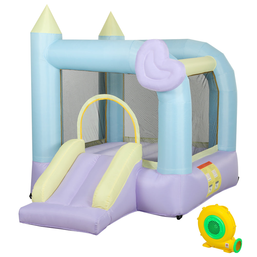 Château gonflable avec souffleur et toboggan
