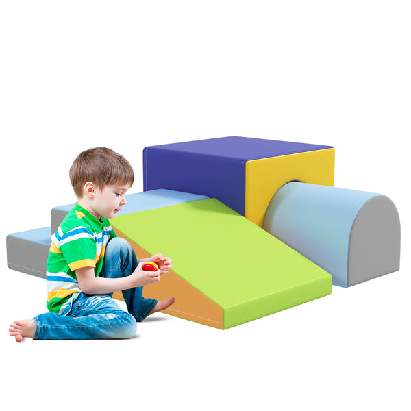 Ensemble de jeu en mousse 4 pièces pour tout-petits et enfants, couleur foncée