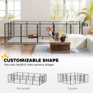 16-panel playpen with strap