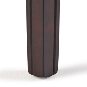 Ensemble de 2 tabourets de bar contemporains cloutés, siège selle en bois d'hévéa, marron