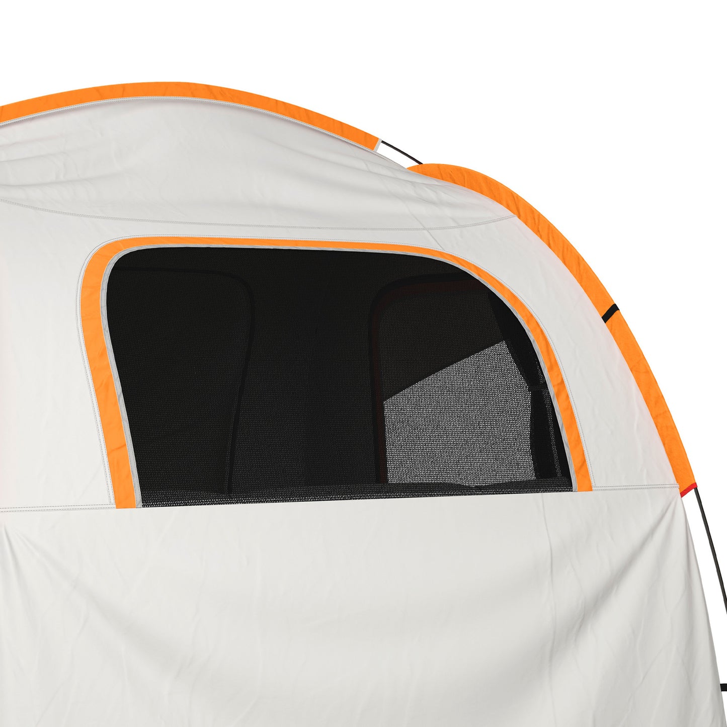 2000mm Waterproof SUV Tent, Car Tent with 3 Doors and Mesh Window, for 5-6 Person Campervan, Blue and Orange