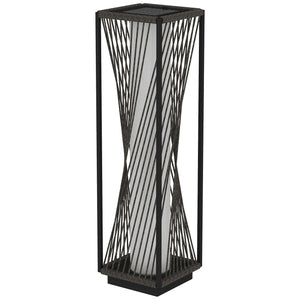 Lampe d'extérieur décorative avec LED marche/arrêt automatique, IP44, pour terrasse, porche, allée, gris