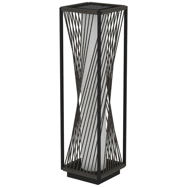 Lampe d'extérieur décorative avec LED marche/arrêt automatique, IP44, pour terrasse, porche, allée, gris
