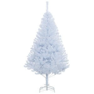 Sapin de Noël artificiel blanc de 5 pieds avec 536 branches