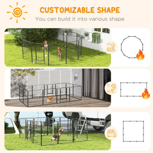 Dog park with gate