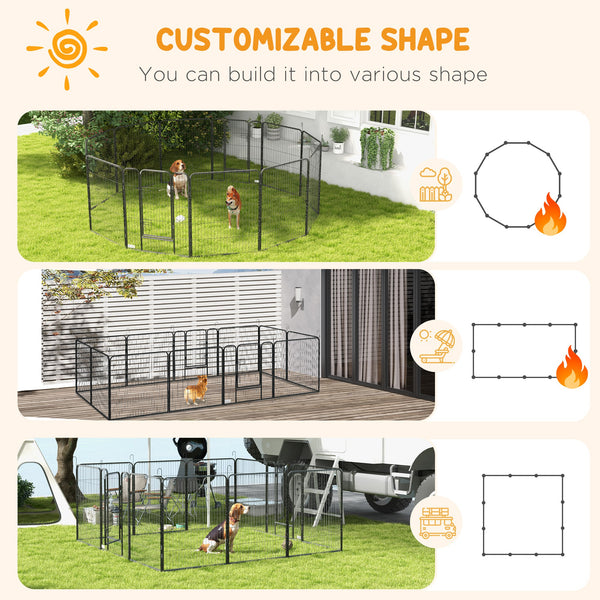 Dog park with gate