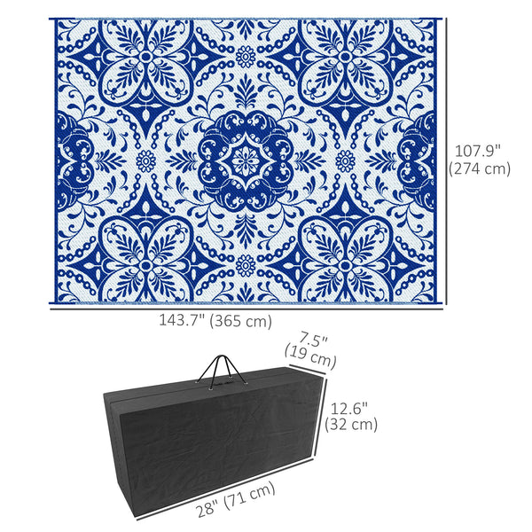 Tapis d'extérieur portable avec sac de transport