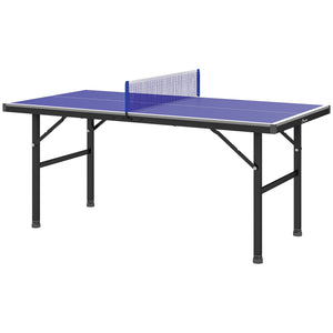Table de ping-pong avec plateau professionnel pliable avec pieds réglables et filet pour extérieur et intérieur,